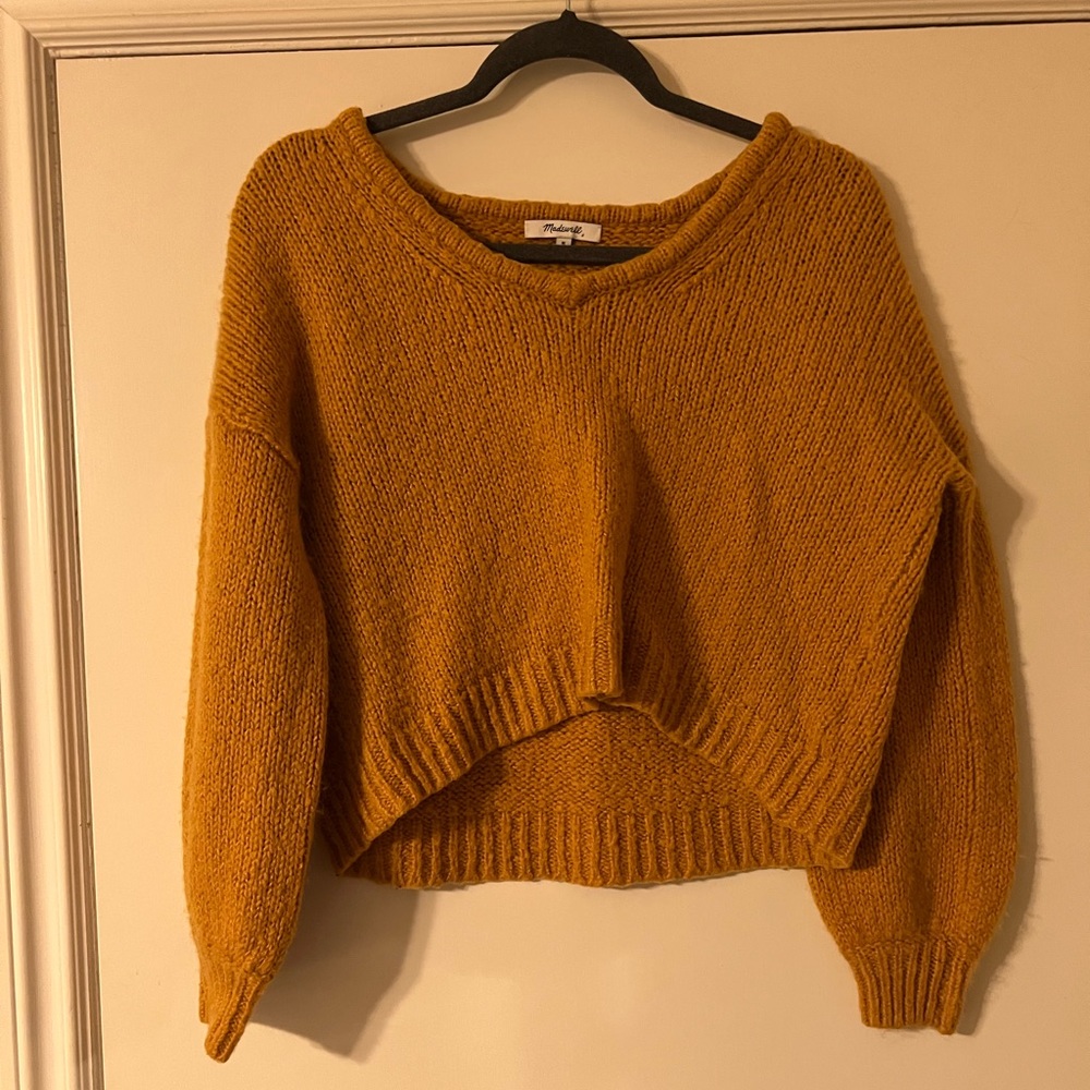 Madewell cropped sweater